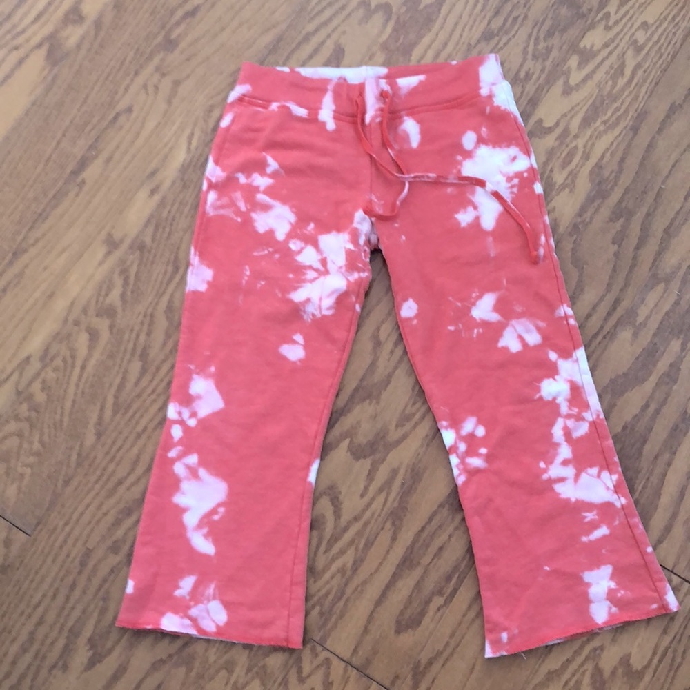 T2 Love tie dye sweat pants